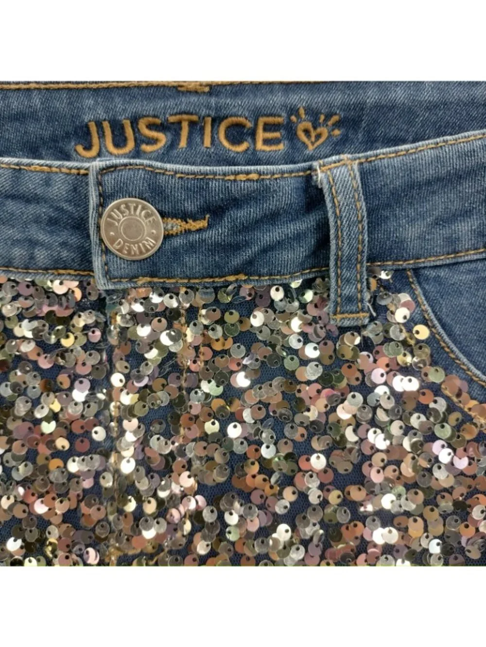 Justice girls denim